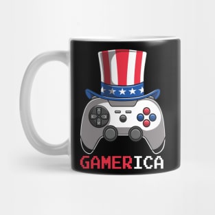 Gamerica Video Game Controller Uncle Sam Hat Mug